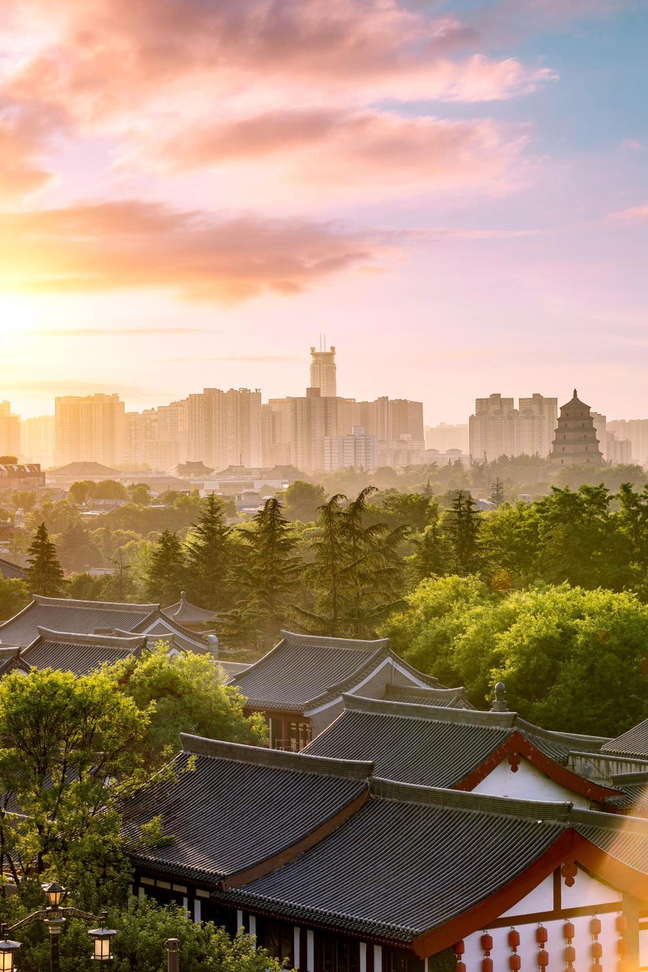 Gran Melia Xi'An Hotel Hszian Kültér fotó